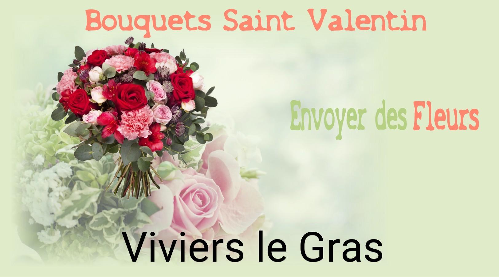 Roses de Saint-Valentin livrées à Viviers-le-Gras